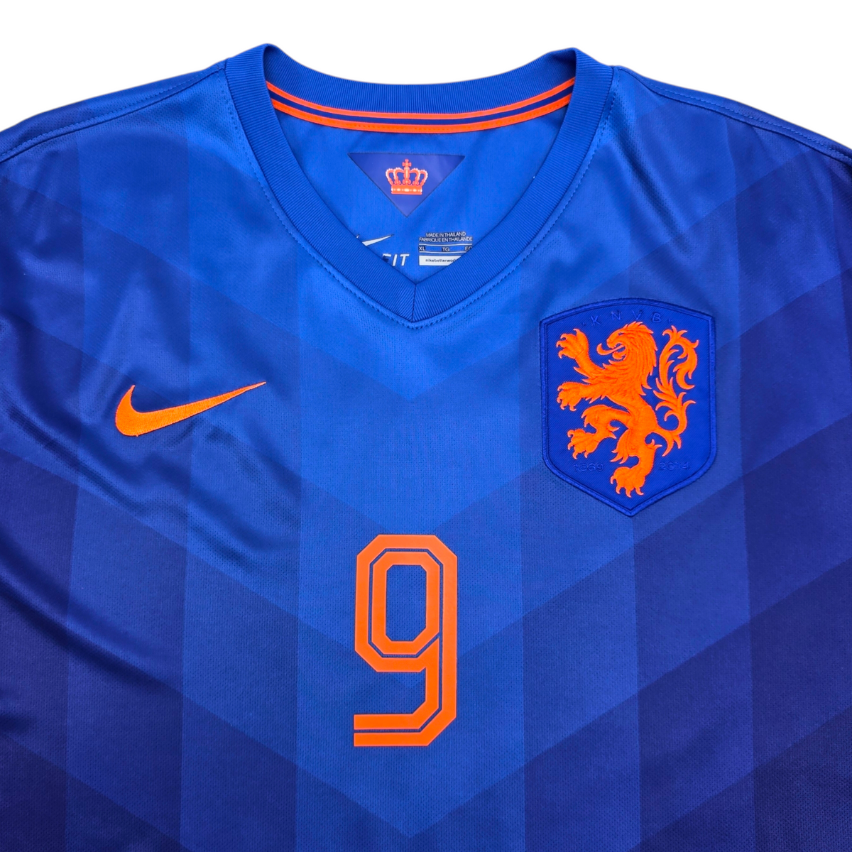 2014/15 Holland Away Football Shirt (XL) Nike #9 Van Persie