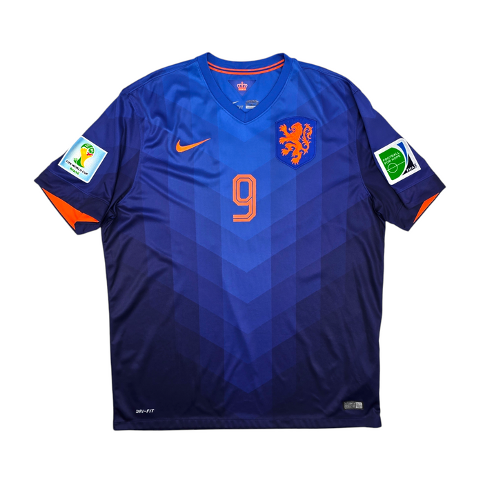 2014/15 Holland Away Football Shirt (XL) Nike #9 Van Persie