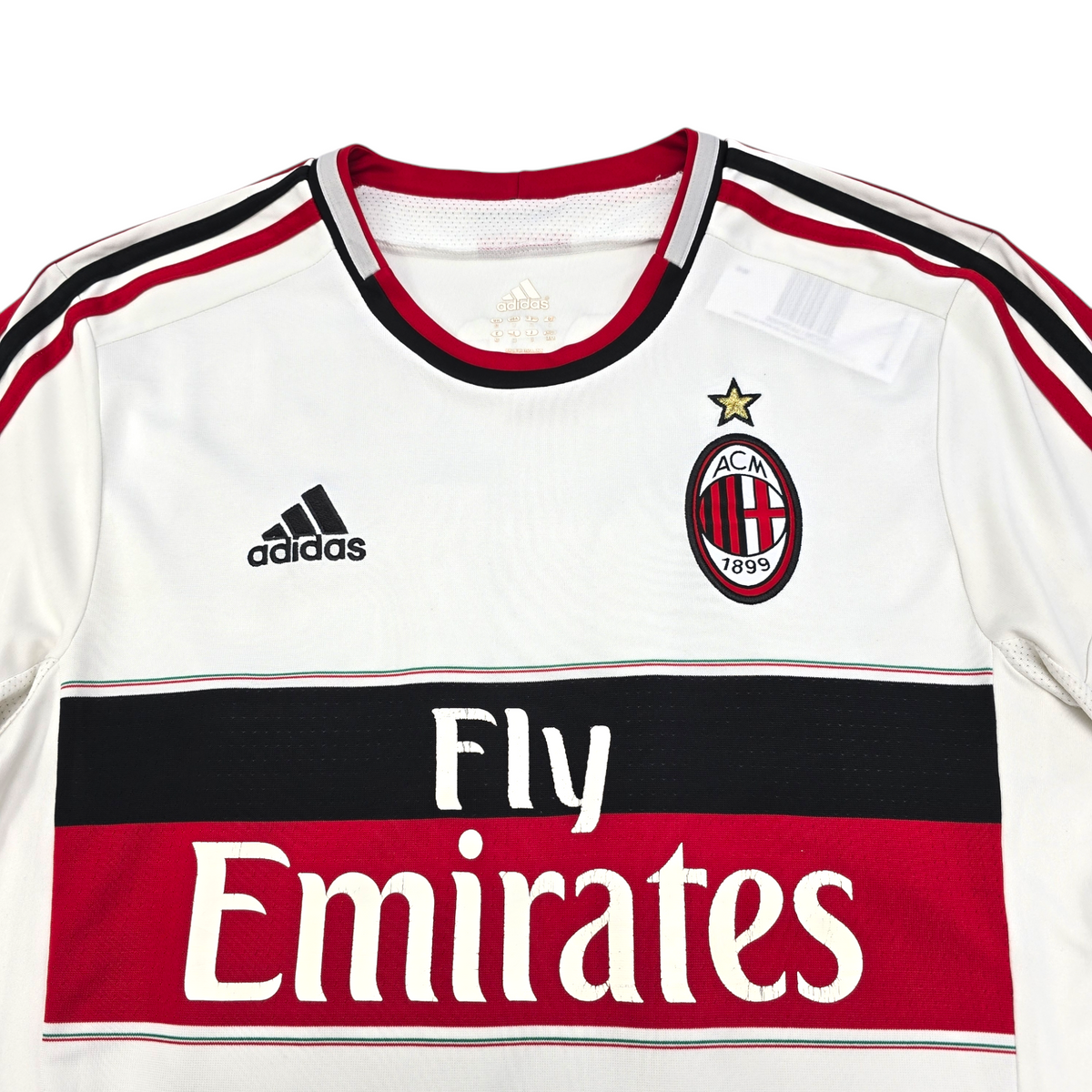 2012/13 AC Milan Away Football Shirt (M) Adidas #45 Balotelli