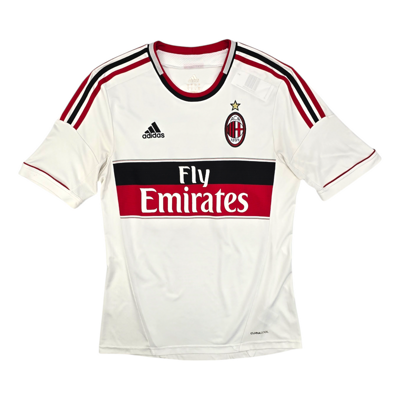 2012/13 AC Milan Away Football Shirt (M) Adidas #45 Balotelli