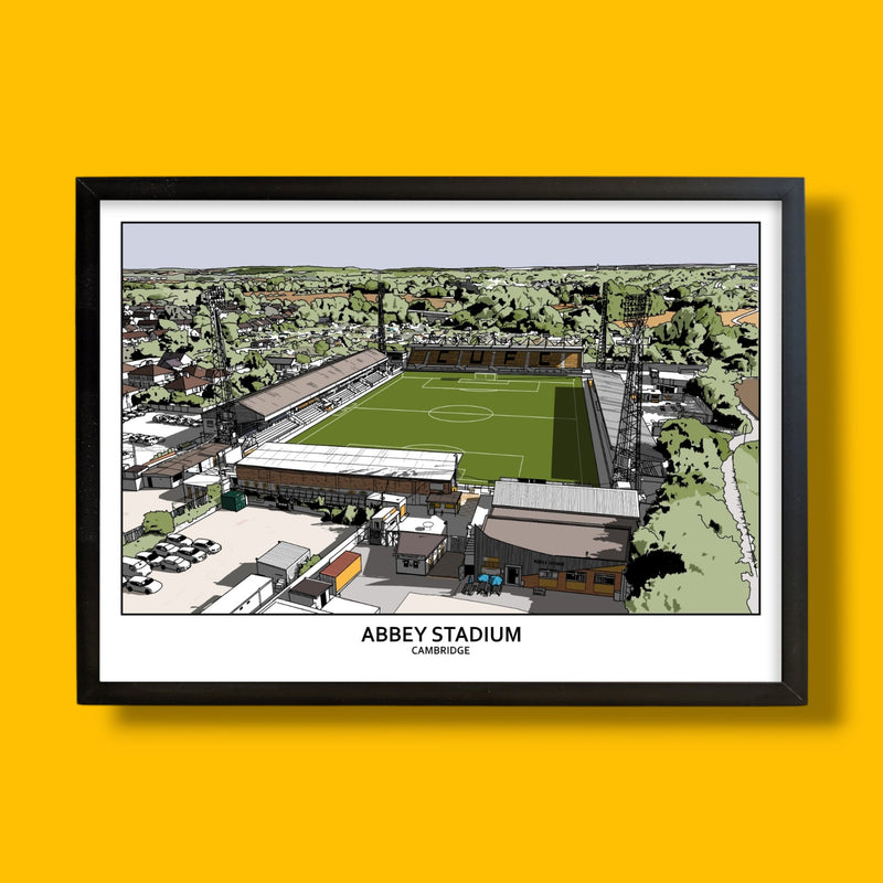 Cambridge United - The Abbey - Football Finery - FF204778_10x8