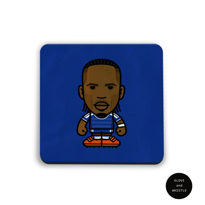 Didier Drogba Chelsea Football Coaster - Football Finery - FF203100