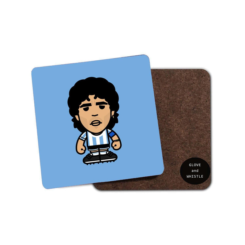 Diego Maradona Argentina Football Coaster - Football Finery - FF203100