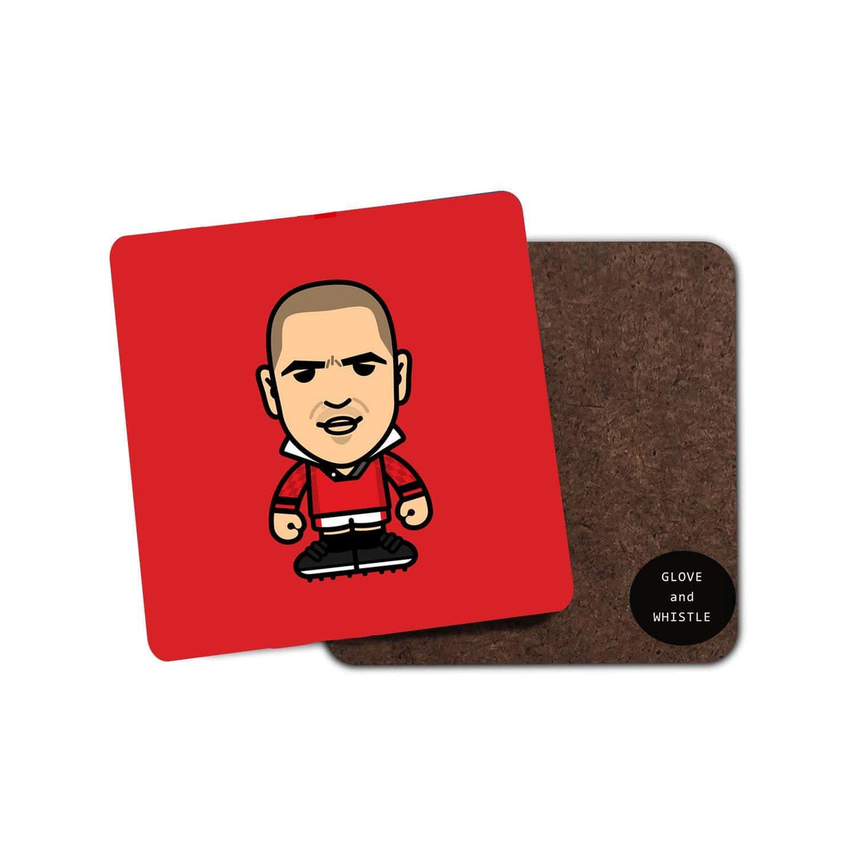 Eric Cantona Manchester United Football Coaster - Football Finery - FF203100