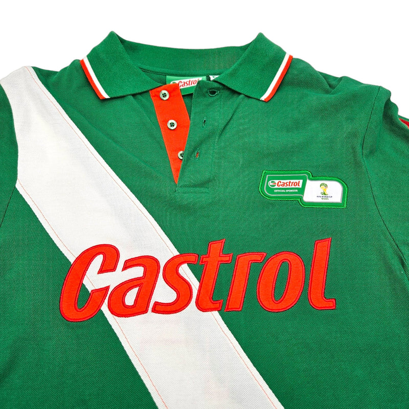 FIFA World Cup 2014 Polo Shirt (M) Castrol - Football Finery - FF203818