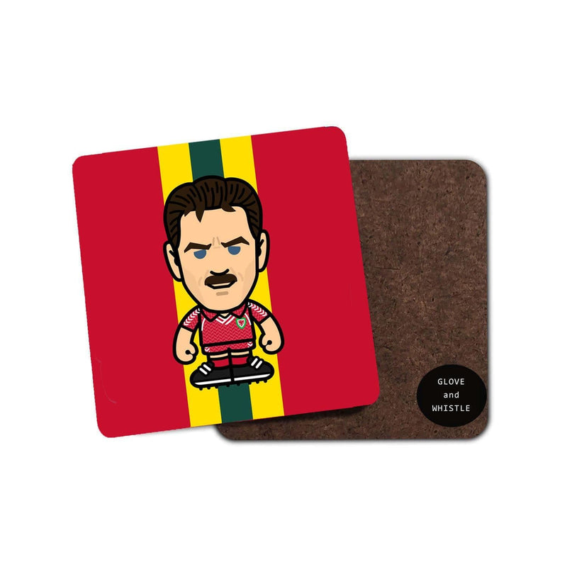 Ian Rush Wales Football Coaster - Football Finery - FF203100