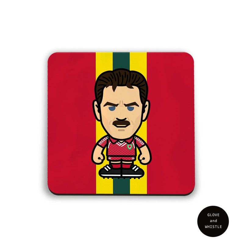 Ian Rush Wales Football Coaster - Football Finery - FF203100