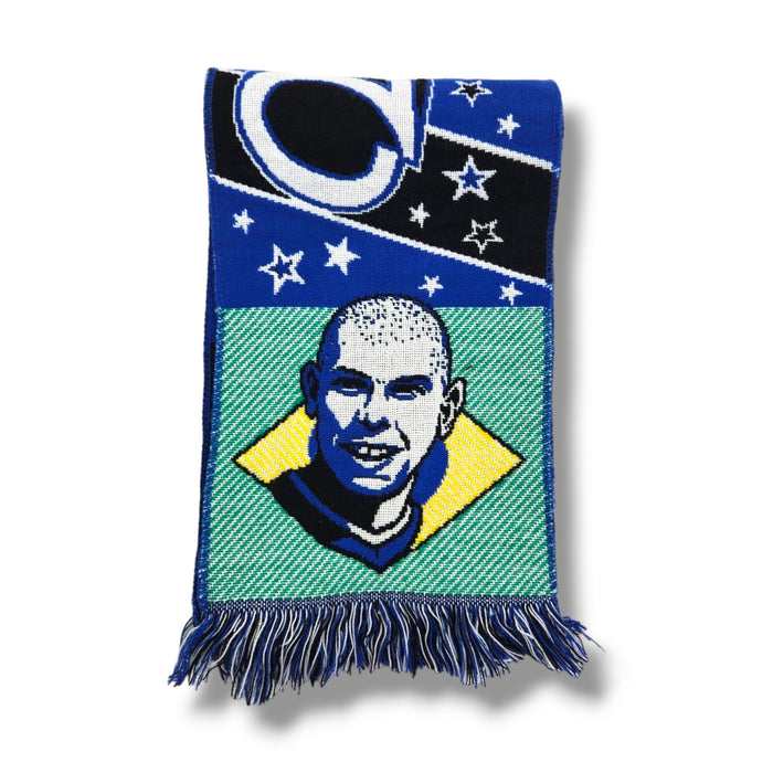 Inter Milan Vintage Football Scarf (Ronaldo R9 Special) - Football Finery - FF203752