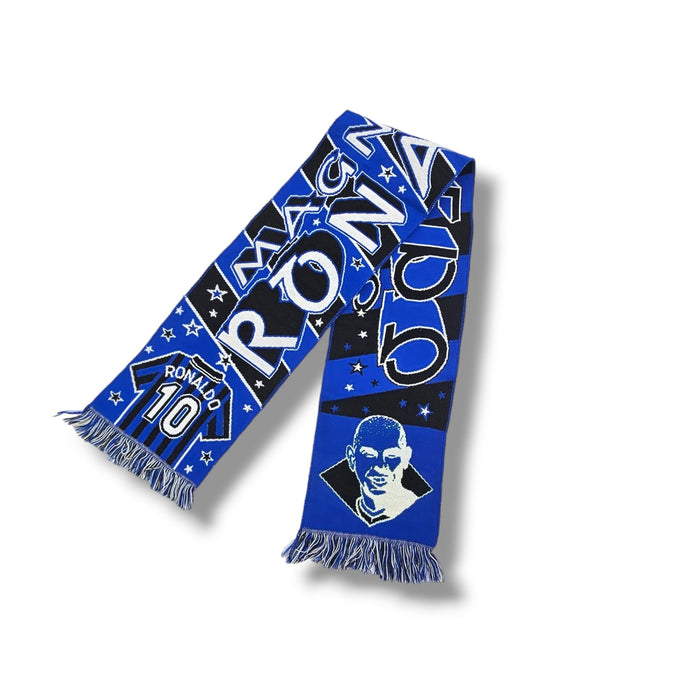 Inter Milan Vintage Football Scarf (Ronaldo R9 Special) - Football Finery - FF203752