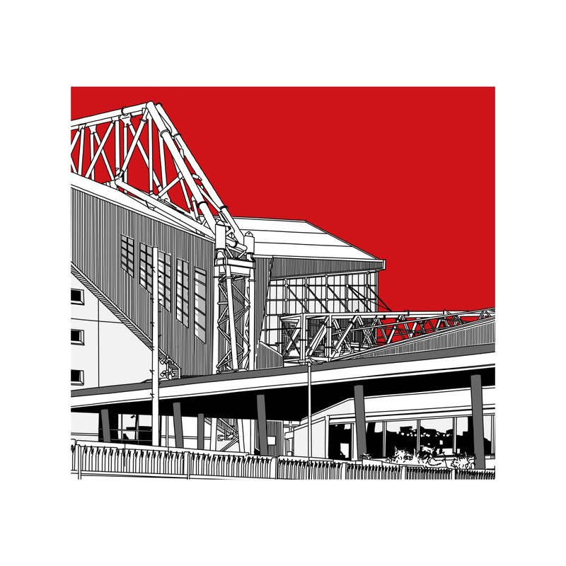 Liverpool Football Artwork - Anfield - Football Finery - FF203111