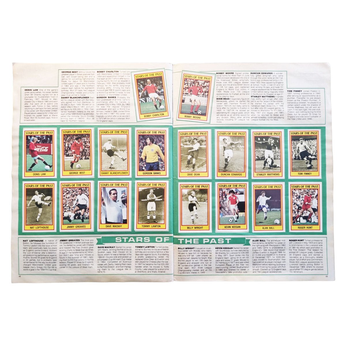 Panini 1985 Sticker Album English 1st Division & SPL (Complete) - Football Finery - FF202964