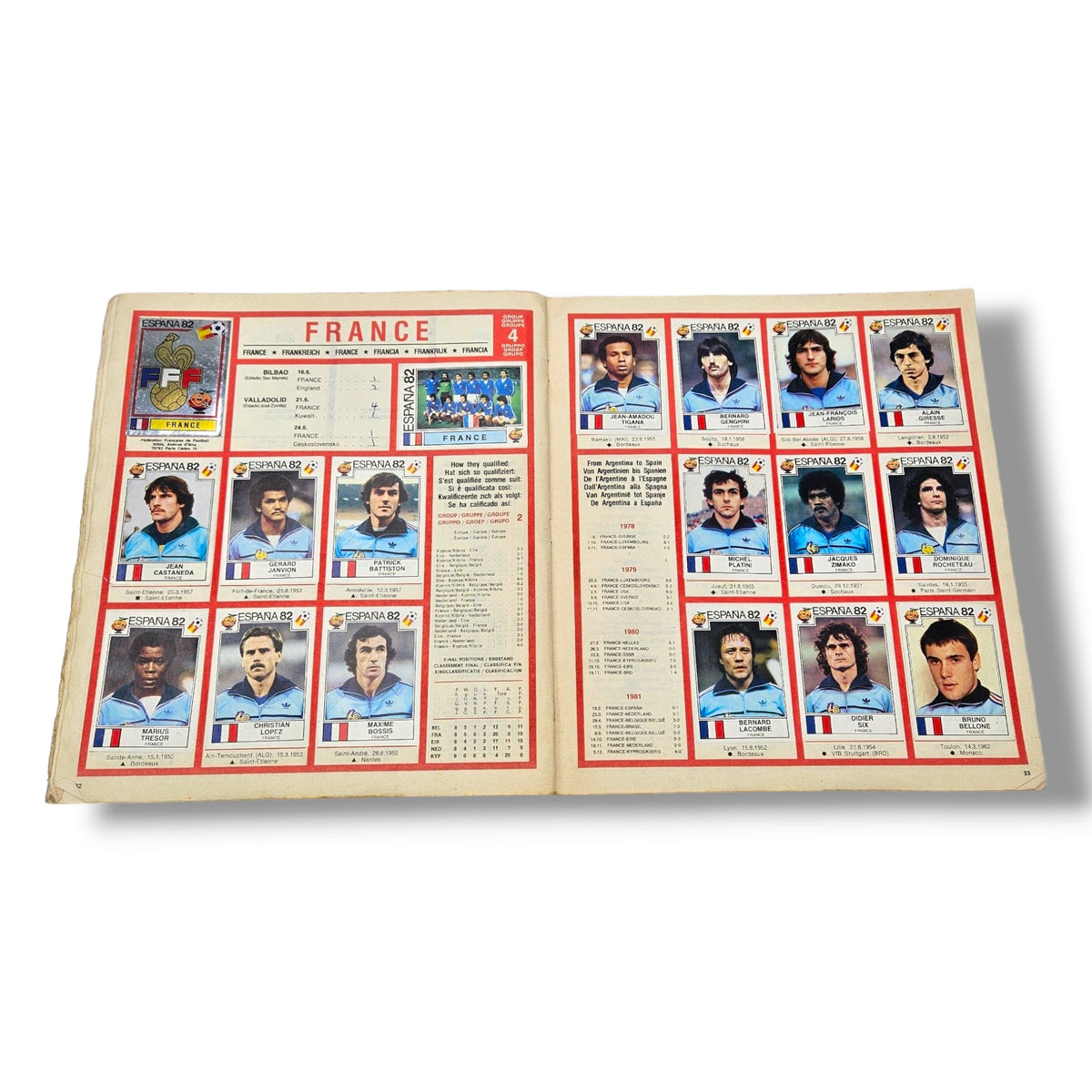 Panini World Cup Sticker Album Spain 1982 (Complete) - Football Finery - FF204054