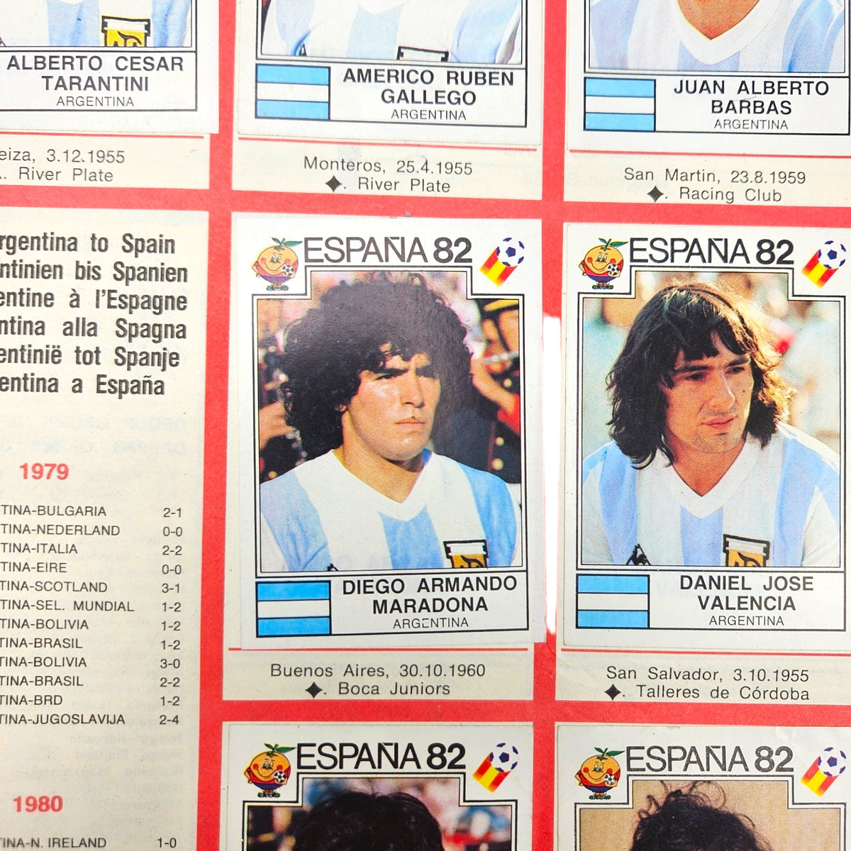 Panini World Cup Sticker Album Spain 1982 (Complete) - Football Finery - FF204054