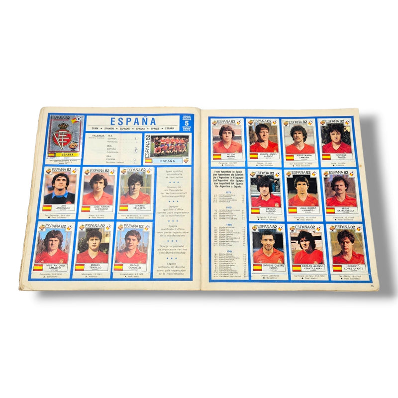 Panini World Cup Sticker Album Spain 1982 (Complete) - Football Finery - FF204054