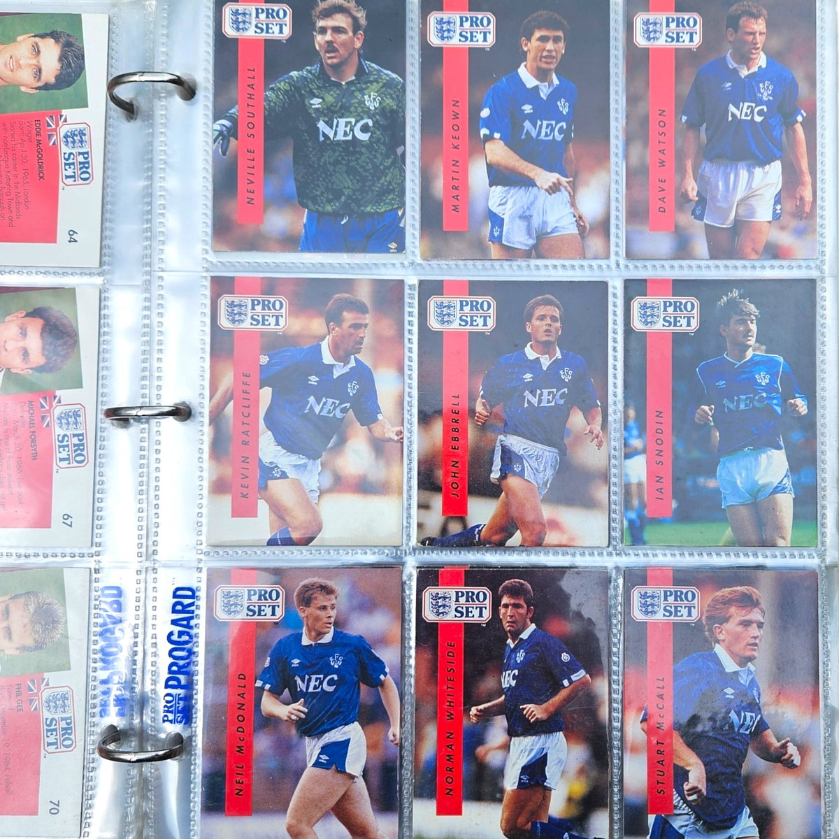 Pro Set 1990/91 English Football Card Collection (98.5% Complete) - Football Finery - FF204058