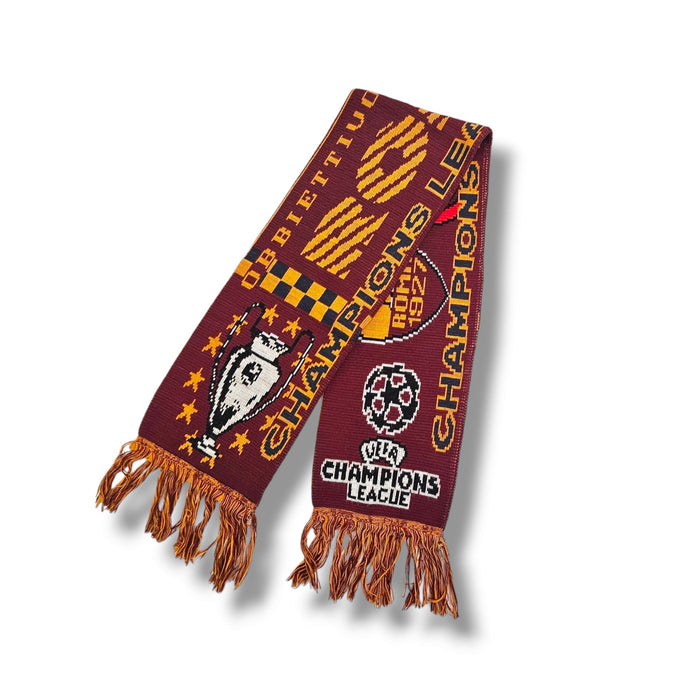 Roma Vintage Football Scarf (2001/02 UEFA Champions League) - Football Finery - FF203746