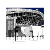 Tottenham Hotspur Stadium Football Artwork - Football Finery - FF203114