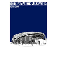 Tottenham Hotspur Stadium Football Artwork - Football Finery - FF203114